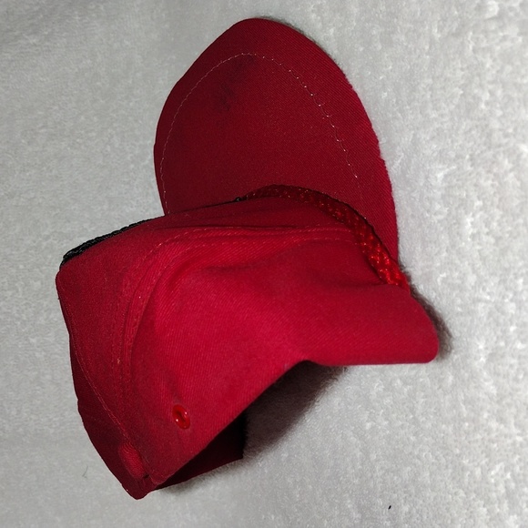 Vintage Trucker Hat:  RED TEXACO VINTAGE HAT - Picture 3 of 10